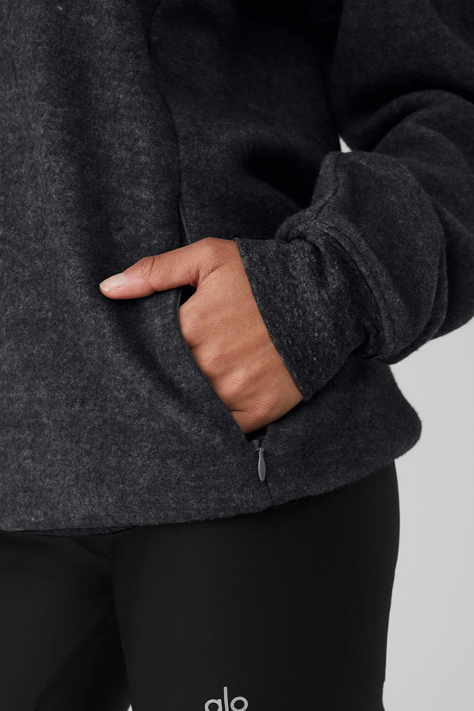 Triumph Hoodie - Charcoal Black Triblend - Image 5