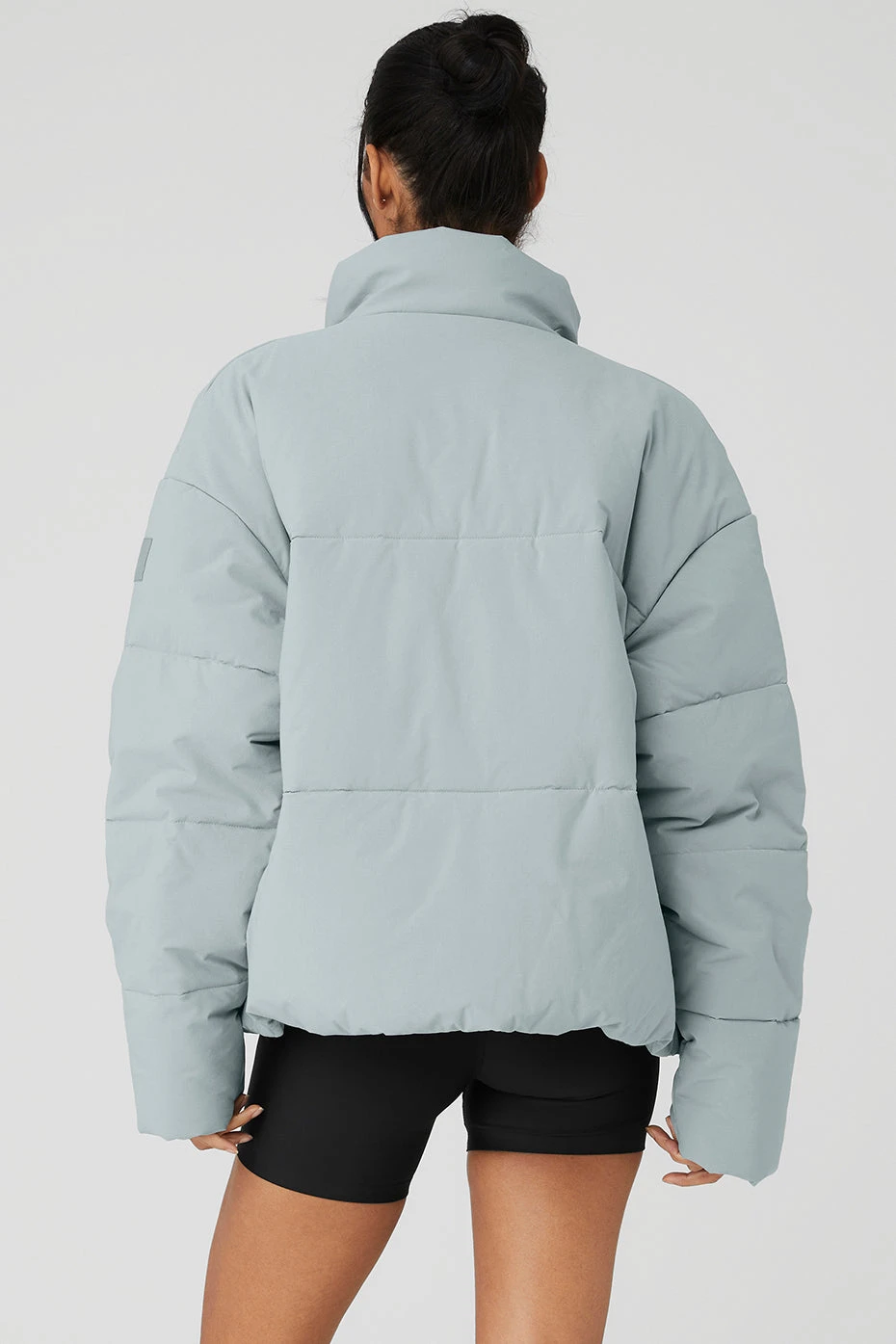 Stretch Woven Street Puffer - Cosmic Grey - Image 2