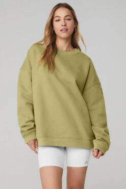 Renown Heavy Weight Crew Neck Pullover - Wasabi