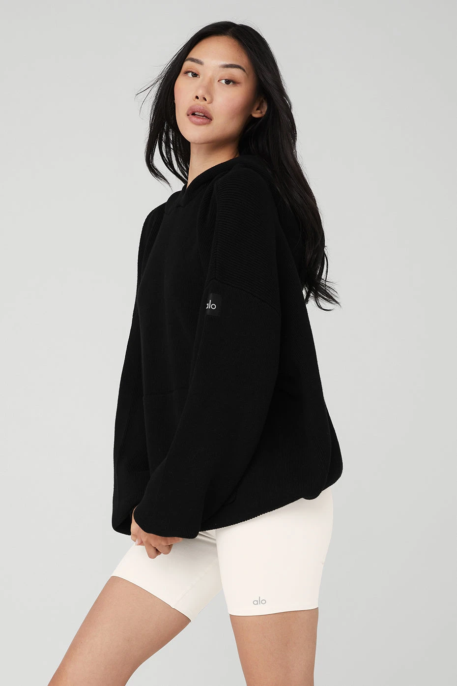 Scholar Hooded Sweater - Black - Image 3
