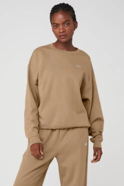 Accolade Crew Neck Pullover - Gravel