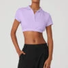 Cropped Prestige Polo - Violet Skies
