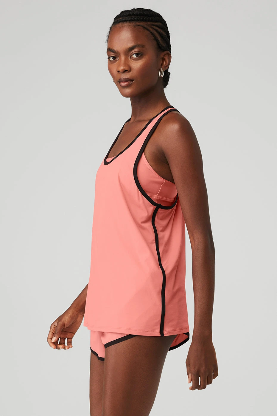 Ivy League Tank - Strawberry Lemonade/Black - Image 3