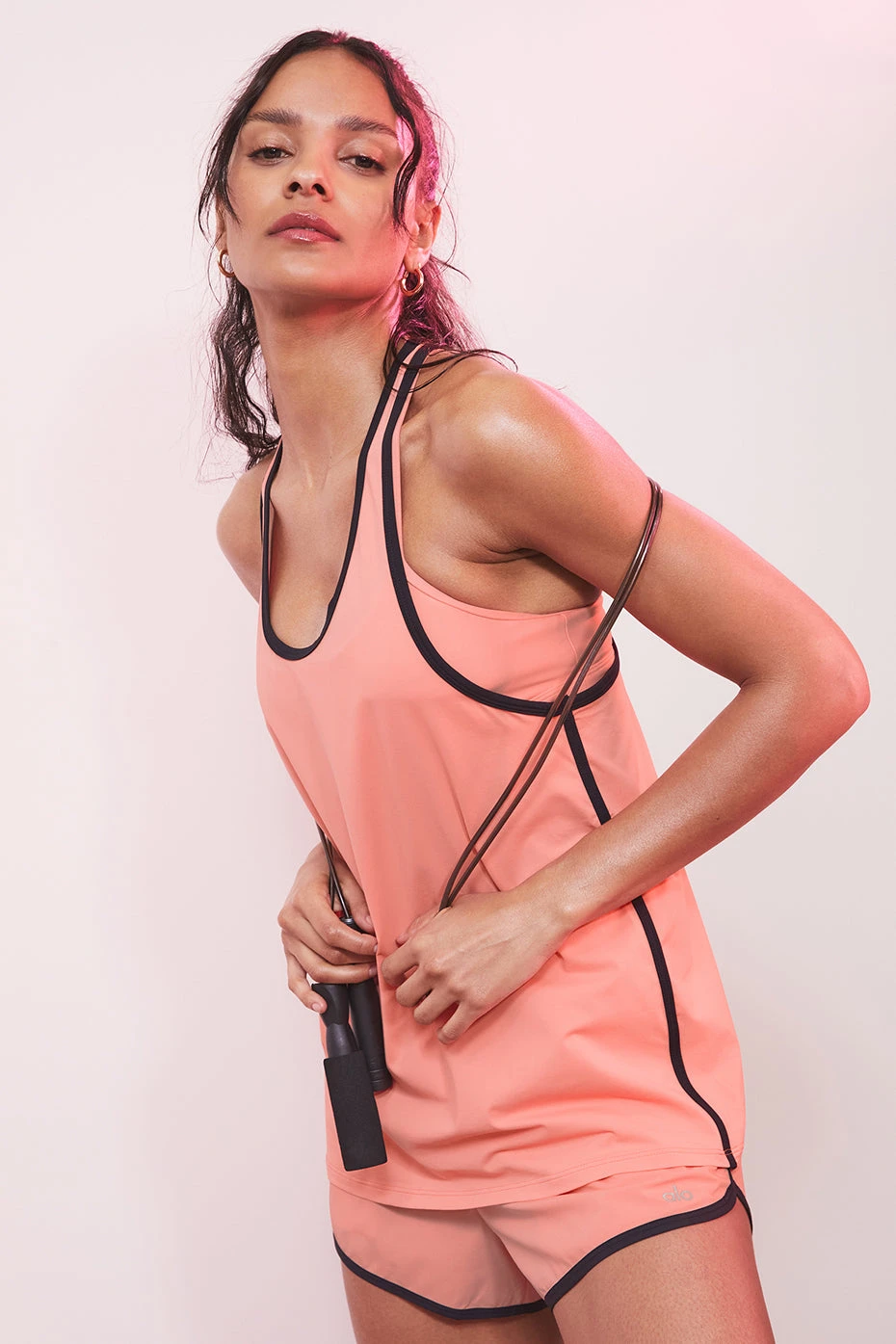 Ivy League Tank - Strawberry Lemonade/Black - Image 5