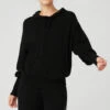 Cashmere Jet Set Hoodie - Black