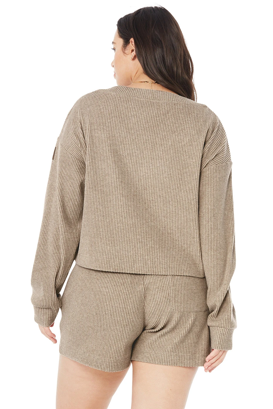 Muse V-Neck Pullover - Gravel Heather - Image 6