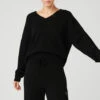 Cashmere Jet Set V-Neck Pullover - Black