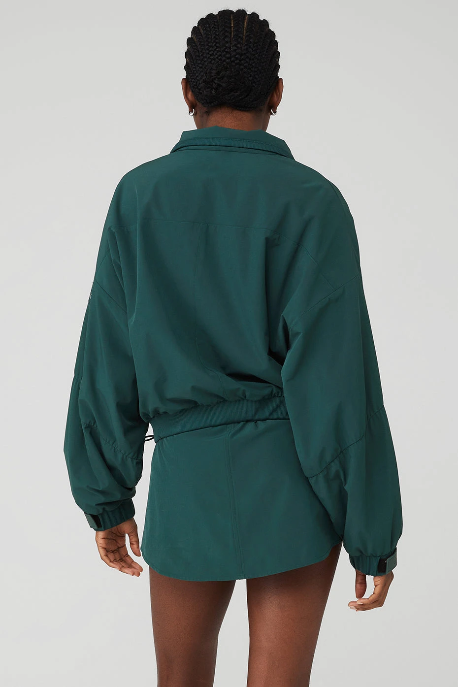 Cropped Elevation Coverup - Midnight Green - Image 2