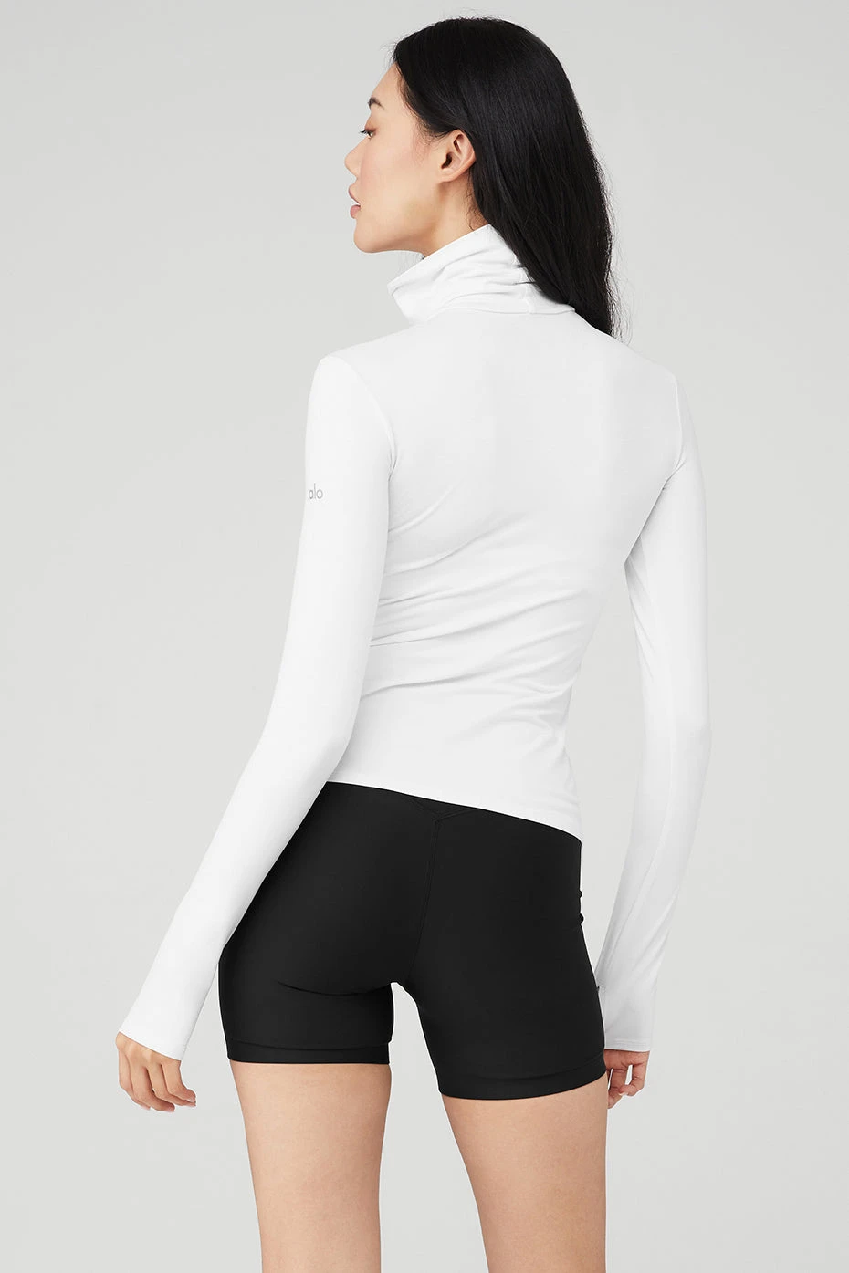Alosoft Refine Turtleneck - White - Image 2
