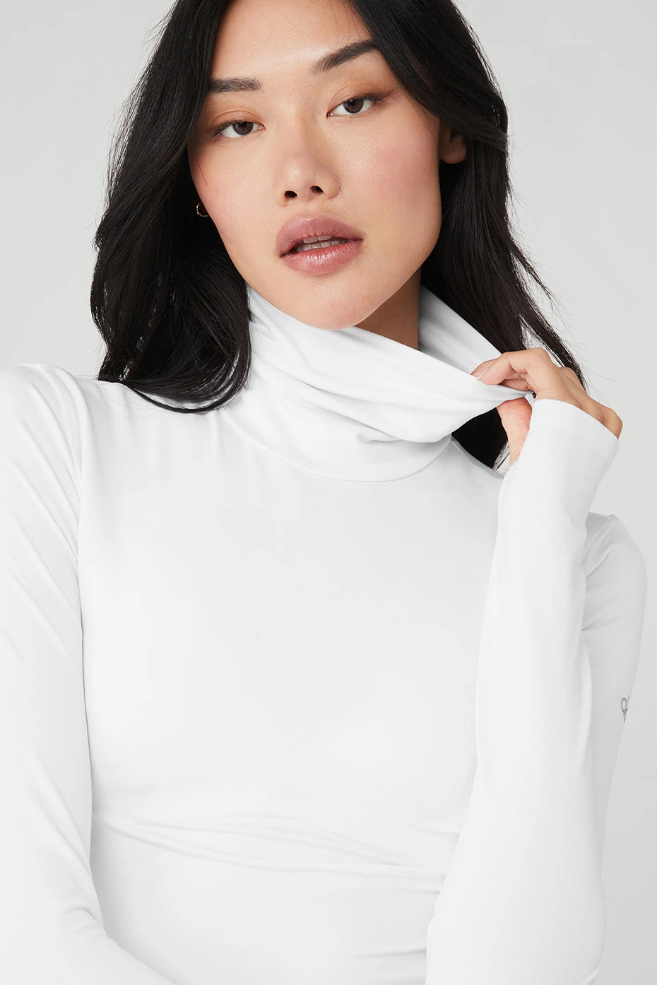 Alosoft Refine Turtleneck - White - Image 4