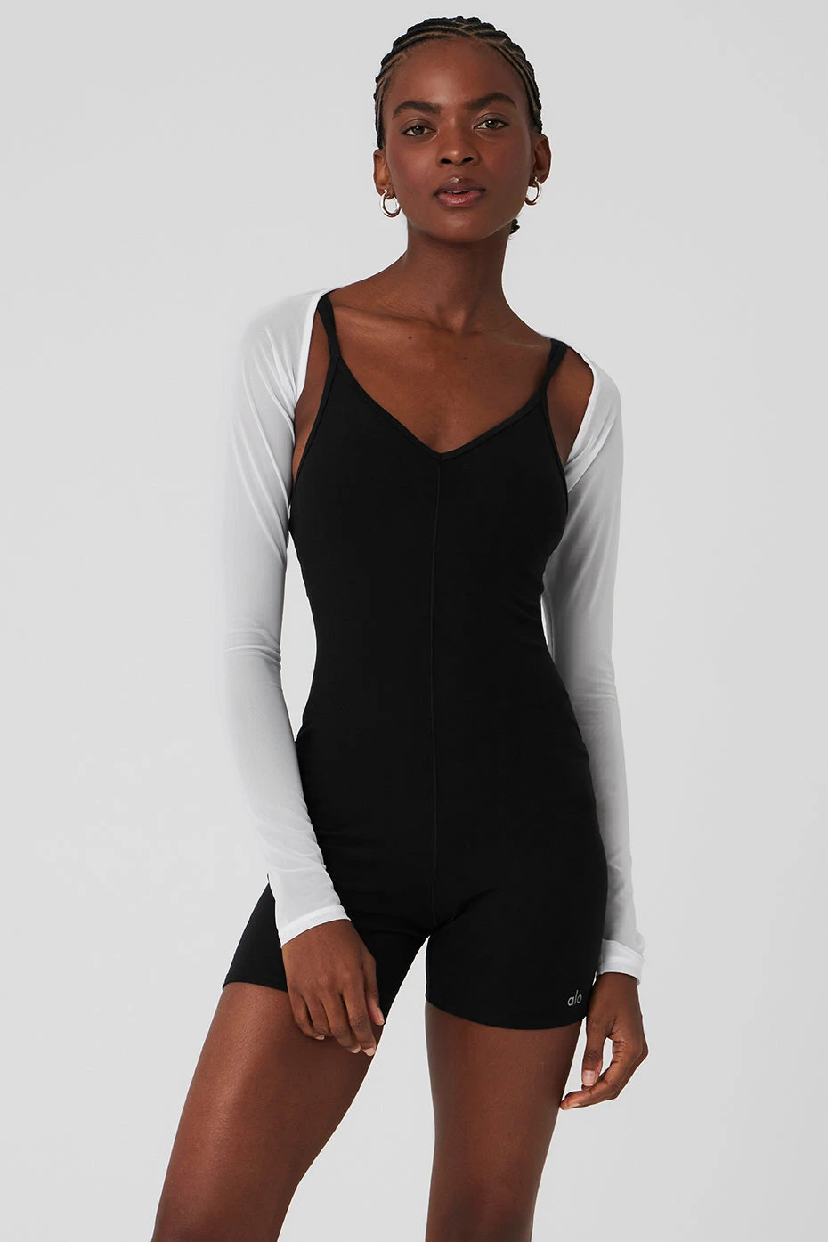 Mesh Heat Wave Shrug - White