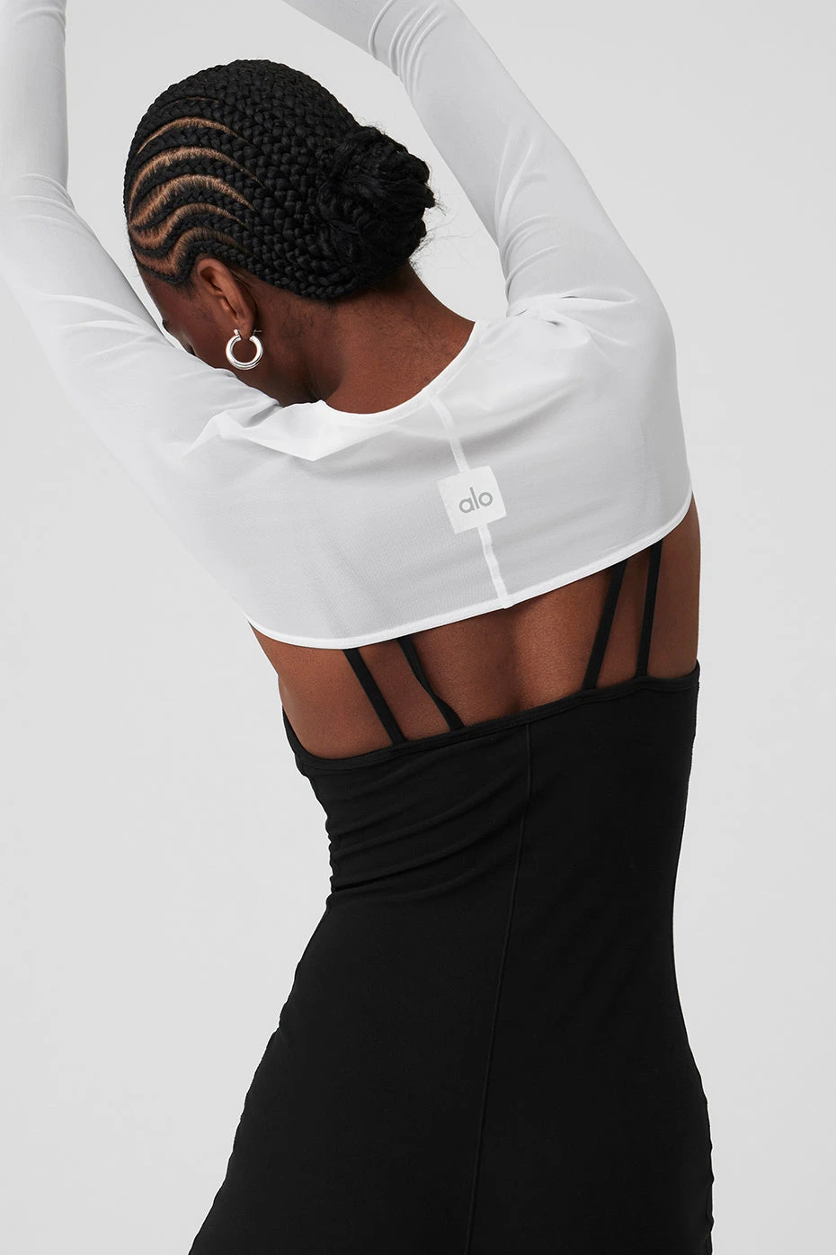 Mesh Heat Wave Shrug - White - Image 5