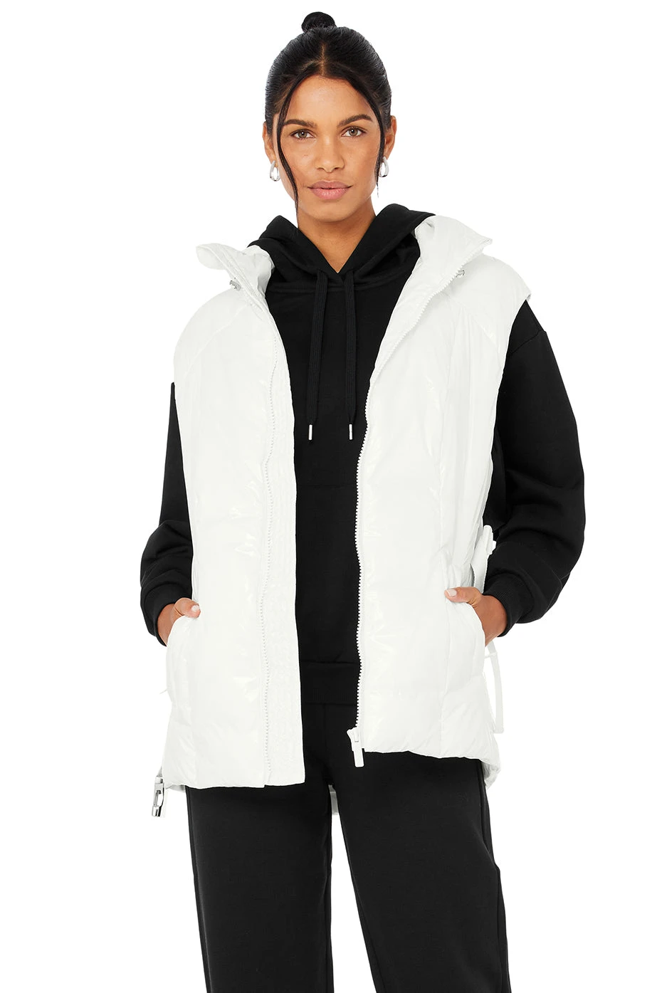 Stunner Puffer Vest - Ivory - Image 5