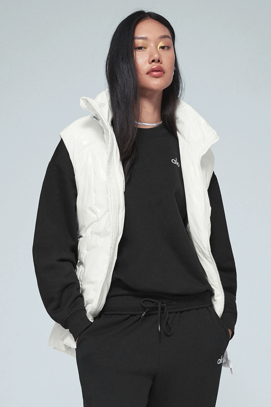 Stunner Puffer Vest - Ivory - Image 6