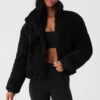 Sherpa Snow Angel Puffer - Black