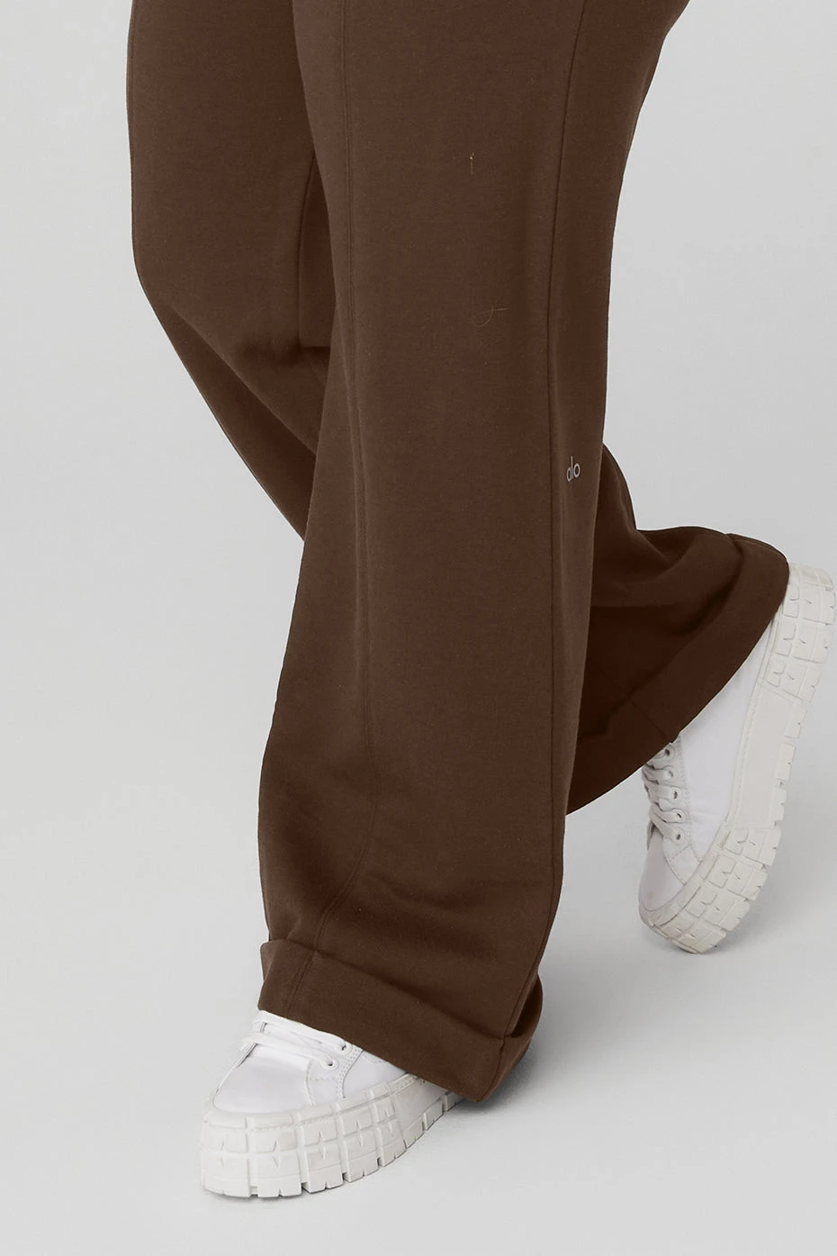 High-Waist Trouser Wide Leg Pant - Espresso - Image 8