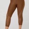 Airlift Mesh High-Waist Celeste Capri - Cinnamon Brown