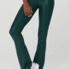 Super Shine Low-Rise Bootcut Legging - Midnight Green