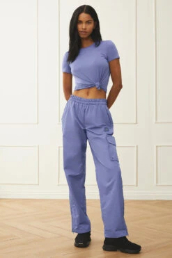 International Wide Leg City Pant - Infinity Blue