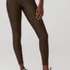 Airlift High-Waist 7/8 Corset Legging - Espresso
