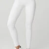 High-Waist Airbrush Legging - White