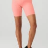 7" High-Waist Biker Short - Strawberry Lemonade
