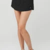 High-Waist Elevation Mini Skirt - Black