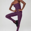 Airlift Disco Daze Onesie - Dark Plum