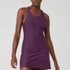 Airlift Fly Dress - Dark Plum